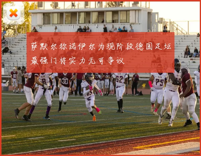 萨默尔称诺伊尔为现阶段德国足坛最强门将实力无可争议