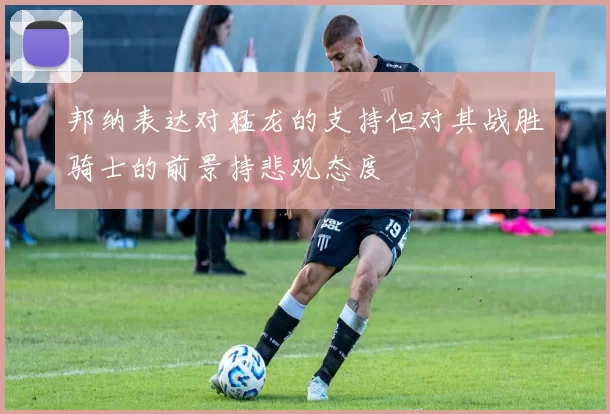 邦纳表达对猛龙的支持但对其战胜骑士的前景持悲观态度
